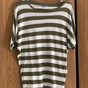 Stripe SS Raglan Top